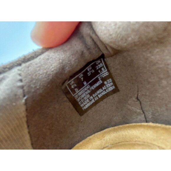 Clarks Collection Womens Faux Suede Slip-On Wedge Loafer Size 7 - Picture 4 of 10